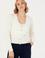 Kadın Ekru Triko Hırka