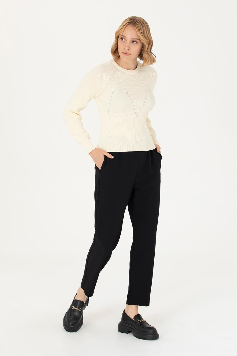 Kadın Siyah Pantolon - 50276163028