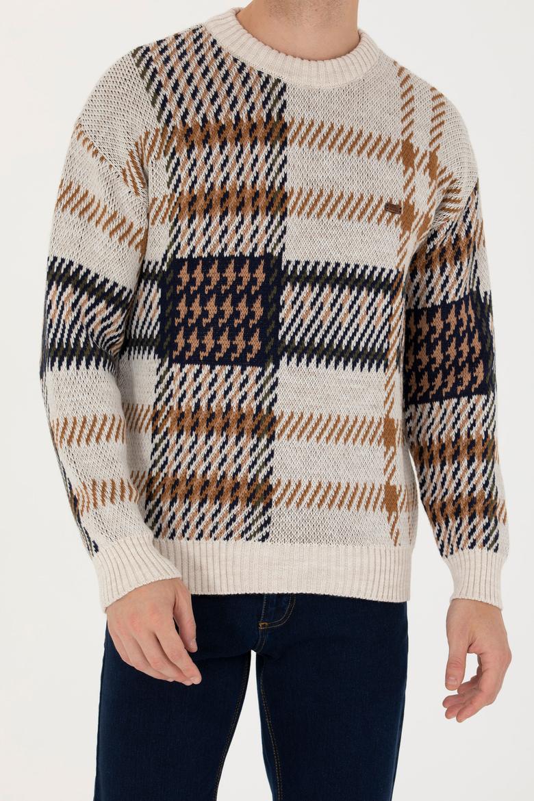 Erkek Taş Melanj Kazak - 50270969015