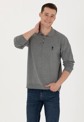 Erkek Gri Melanj Basic Kazak - 50275845019