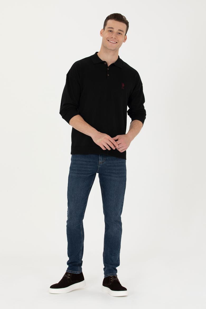 Erkek Siyah Basic Kazak - 50275845033