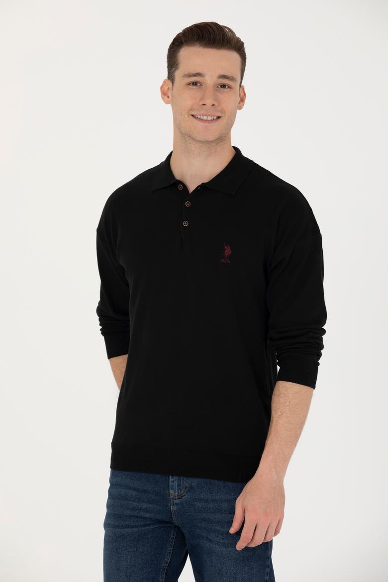 Erkek Siyah Basic Kazak