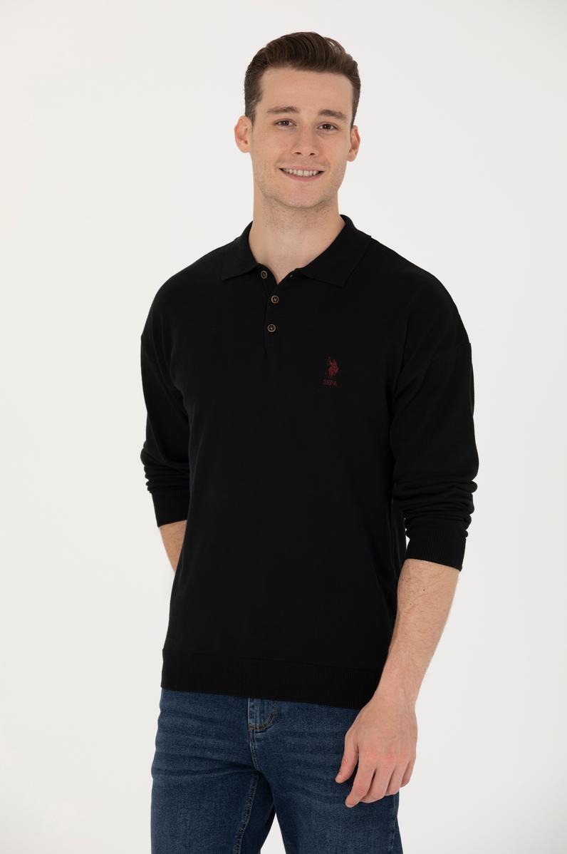 Erkek Siyah Basic Kazak