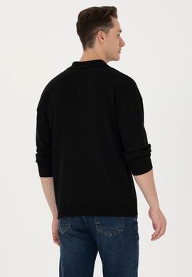 Erkek Siyah Basic Kazak - 50275845033