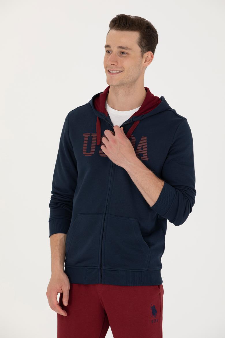 Erkek Lacivert Örme Hırka