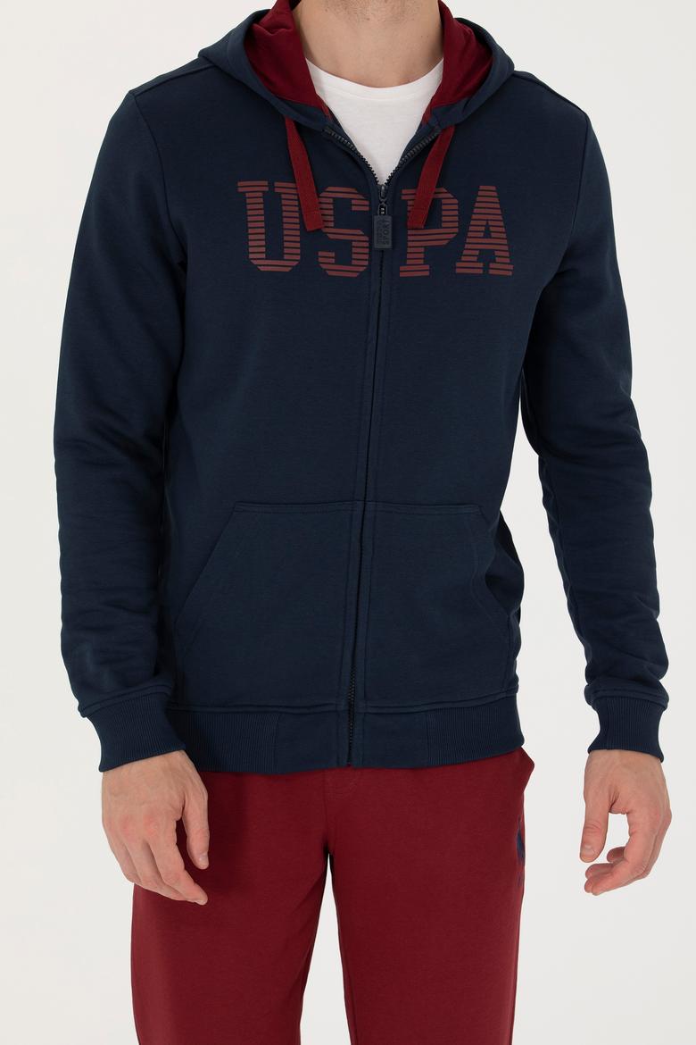 Erkek Lacivert Örme Hırka - 50273738017