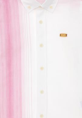 Erkek Çocuk Pembe Uzun Kollu Gömlek - 50264089013