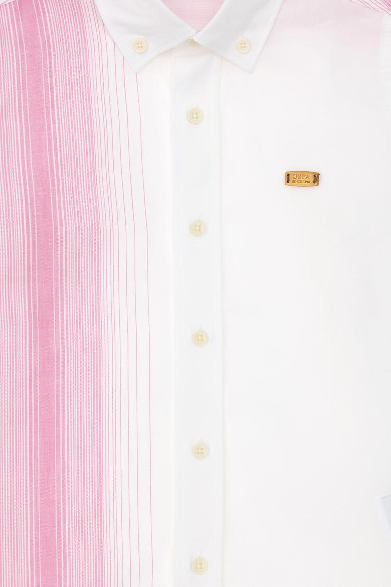 Erkek Çocuk Pembe Uzun Kollu Gömlek - 50264089013
