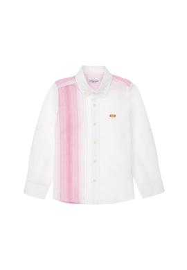 Erkek Çocuk Pembe Uzun Kollu Gömlek - 50264089013