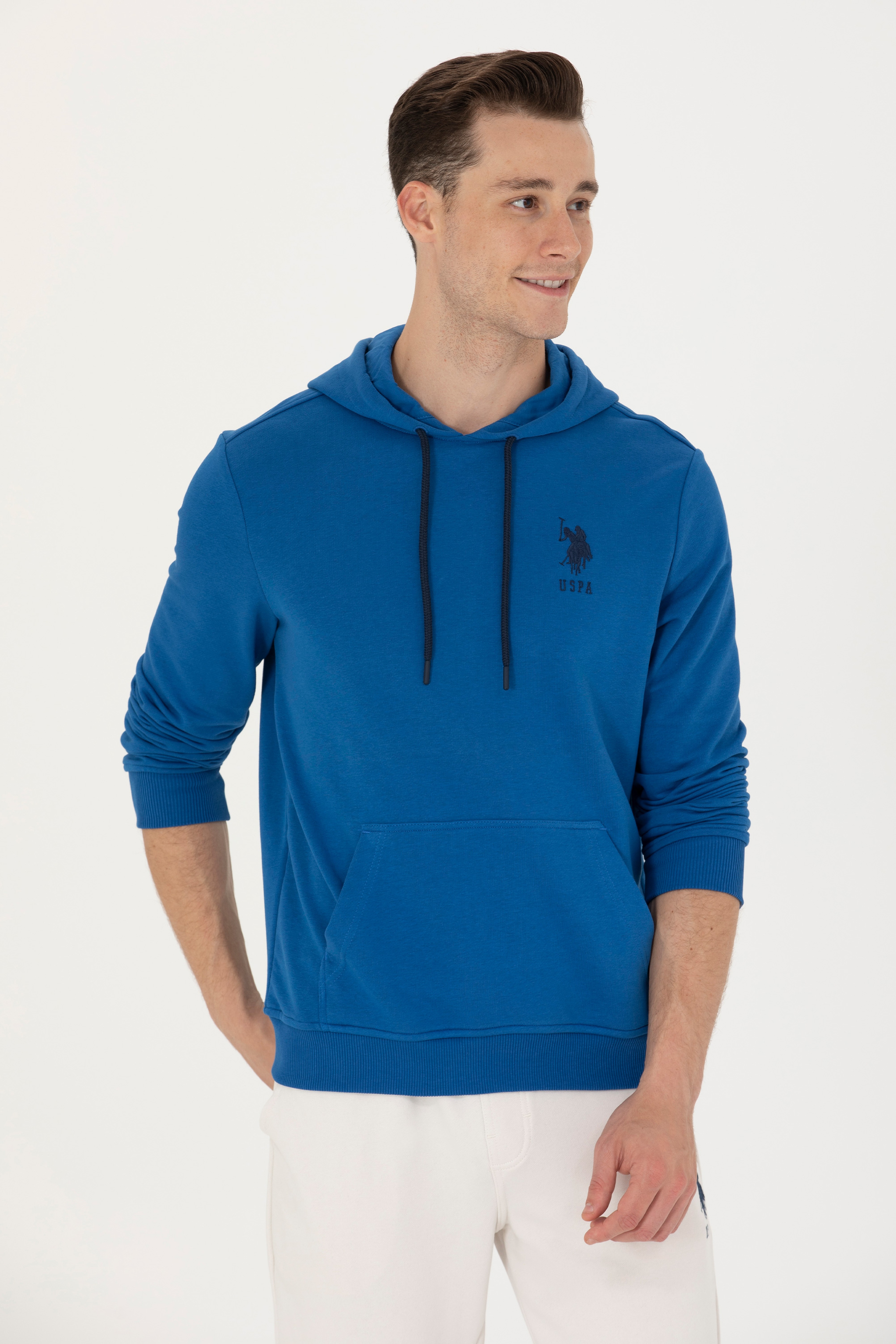 Erkek Saks Basic Sweatshirt