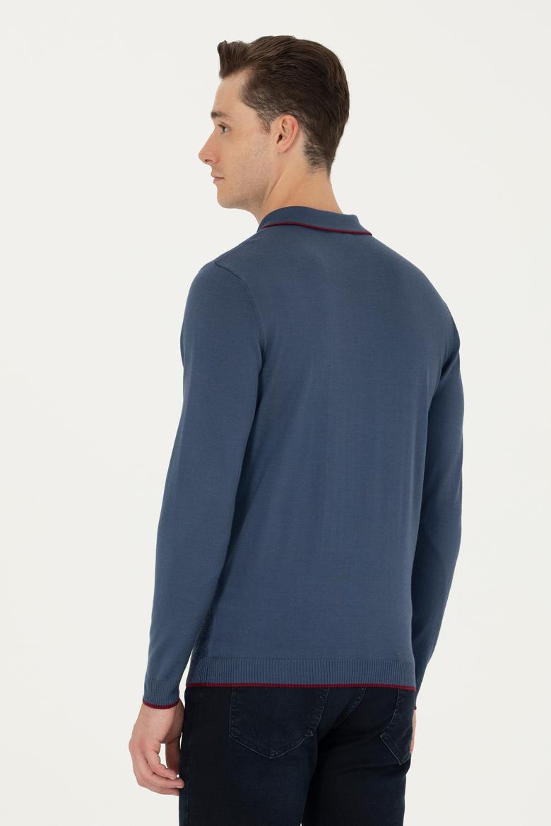 Erkek İndigo Kazak - 50256192003