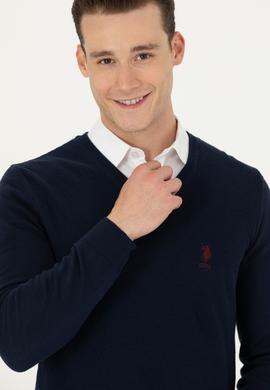 Erkek Lacivert Basic Kazak - 50269004009