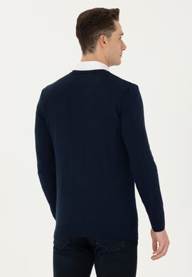 Erkek Lacivert Basic Kazak - 50269004009