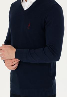 Erkek Lacivert Basic Kazak - 50269004009