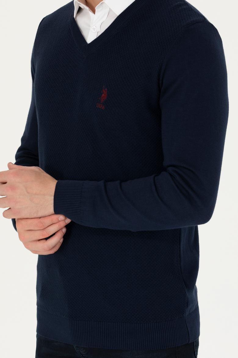 Erkek Lacivert Basic Kazak - 50269004009