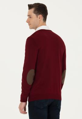 Erkek Bordo Basic Kazak - 50269006035