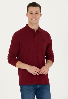 Erkek Bordo Basic Sweatshirt - 50269405181