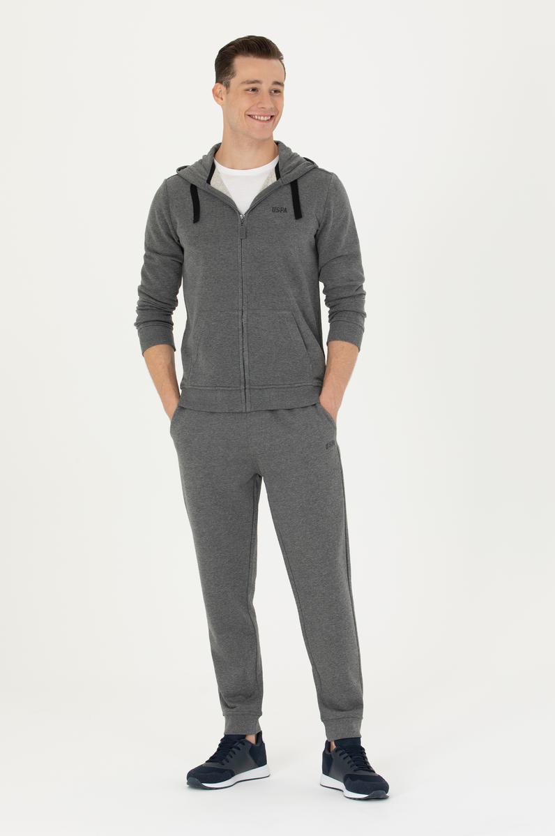 Erkek Antrasit Melanj Eşofman Altı