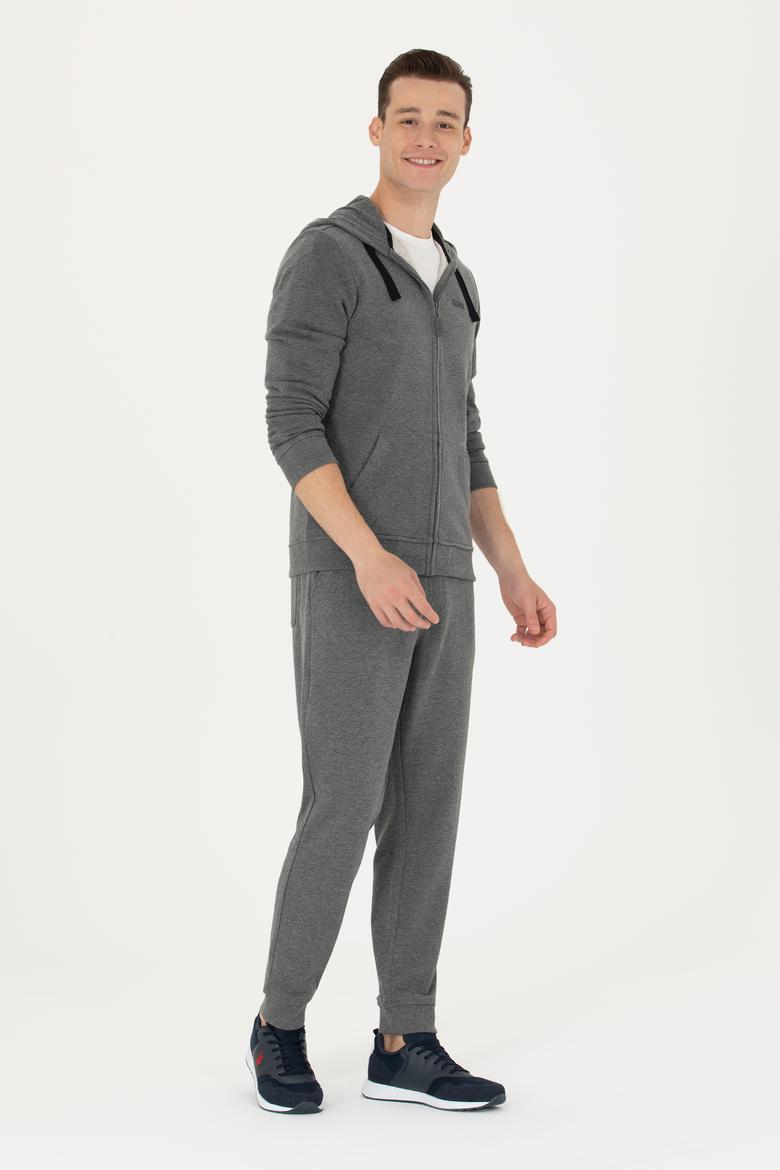 Erkek Antrasit Melanj Eşofman Altı - 50276112027