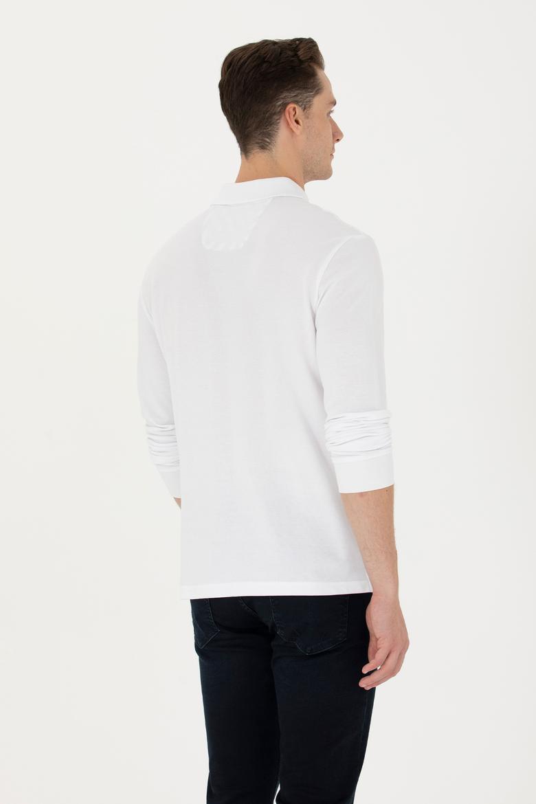 Erkek Beyaz Basic Sweatshirt - 50269403009