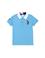 Erkek Çocuk Turkuaz Basic Polo Yaka Tişört
