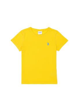 Çocuk Sarı Bisiklet Yaka Tişört - 50263194034