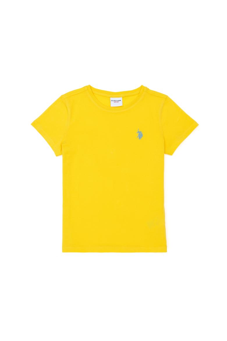 Çocuk Sarı Bisiklet Yaka Tişört