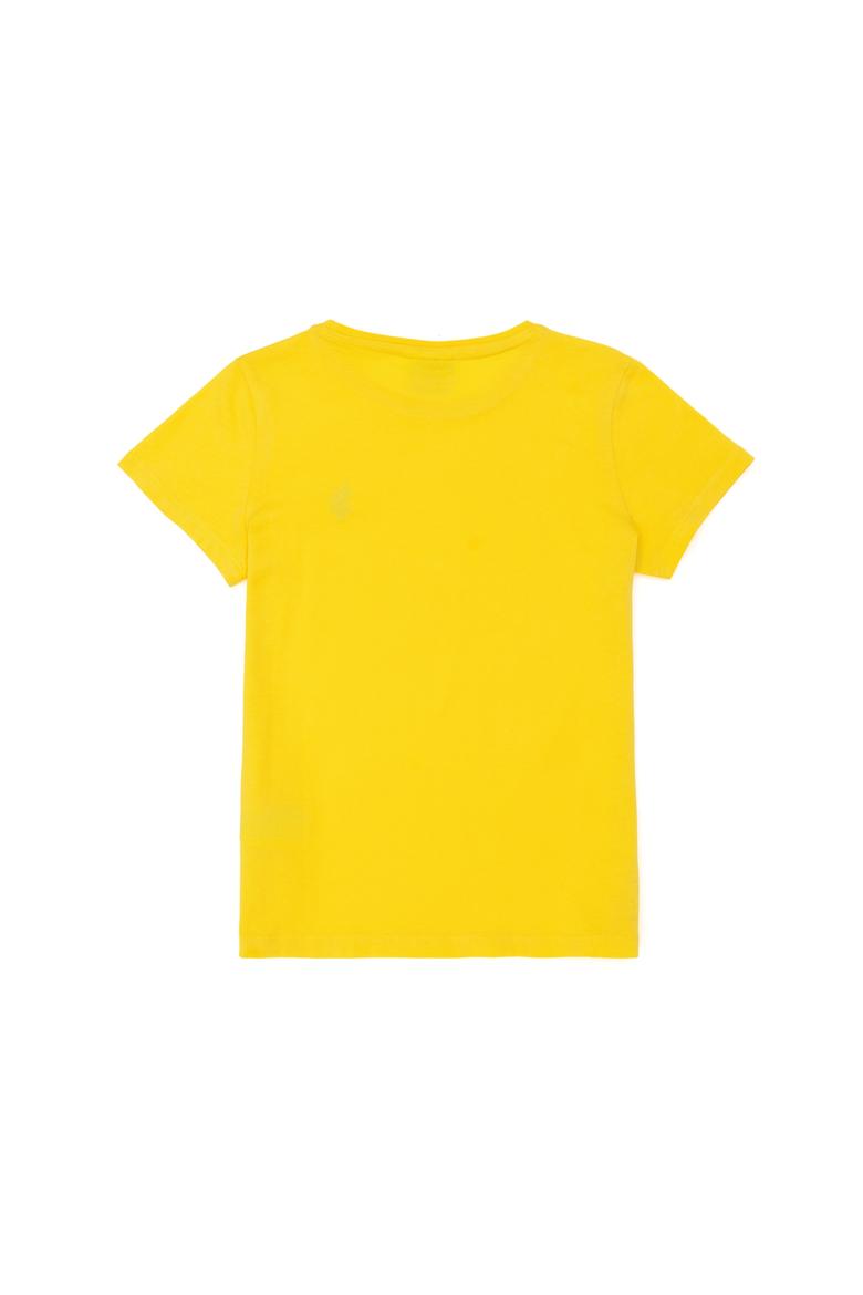 Çocuk Sarı Bisiklet Yaka Tişört - 50263194034