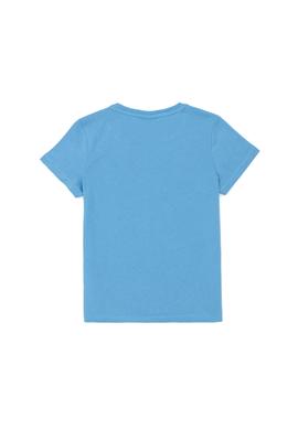 Çocuk Turkuaz Bisiklet Yaka Tişört - 50263194045