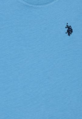 Çocuk Turkuaz Bisiklet Yaka Tişört - 50263194045