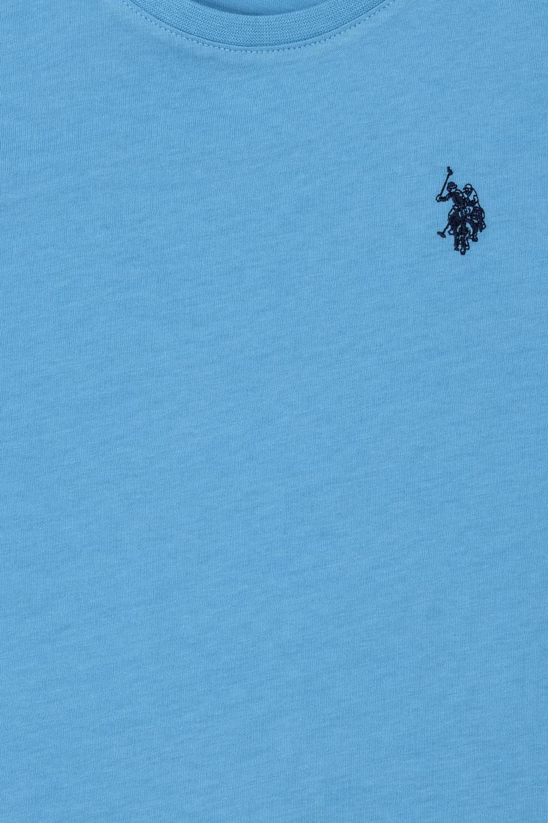 Çocuk Turkuaz Bisiklet Yaka Tişört - 50263194045