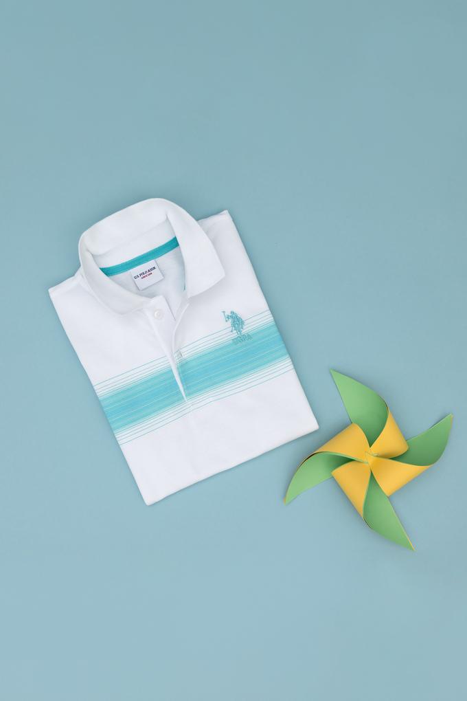 Erkek Çocuk Mint Polo Yaka Tişört