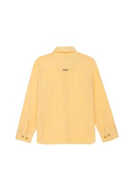 Erkek Çocuk Sarı Uzun Kollu Basic Gömlek - 50263107183