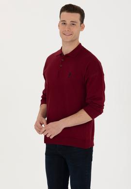 Erkek Bordo Basic Kazak - 50275845014