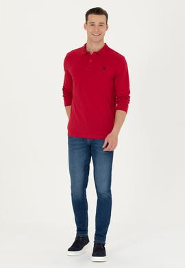 Erkek Kırmızı Basic Sweatshirt - 50269405264