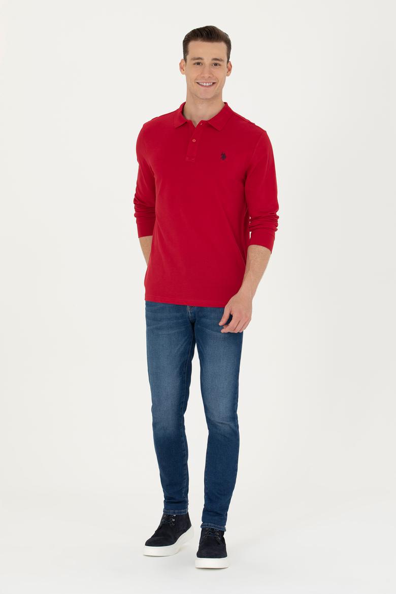 Erkek Kırmızı Basic Sweatshirt - 50269405264