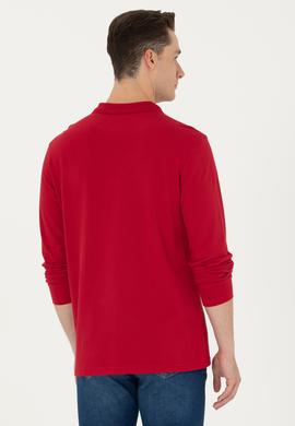 Erkek Kırmızı Basic Sweatshirt - 50269405264