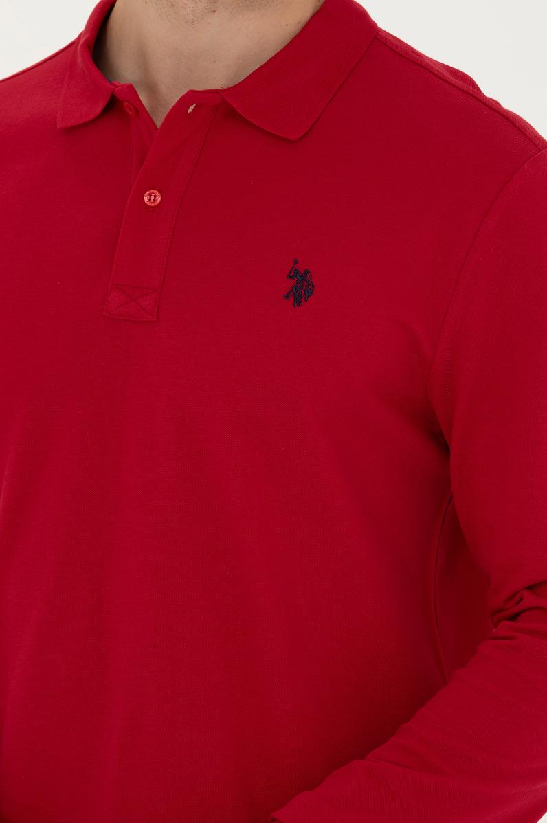 Erkek Kırmızı Basic Sweatshirt