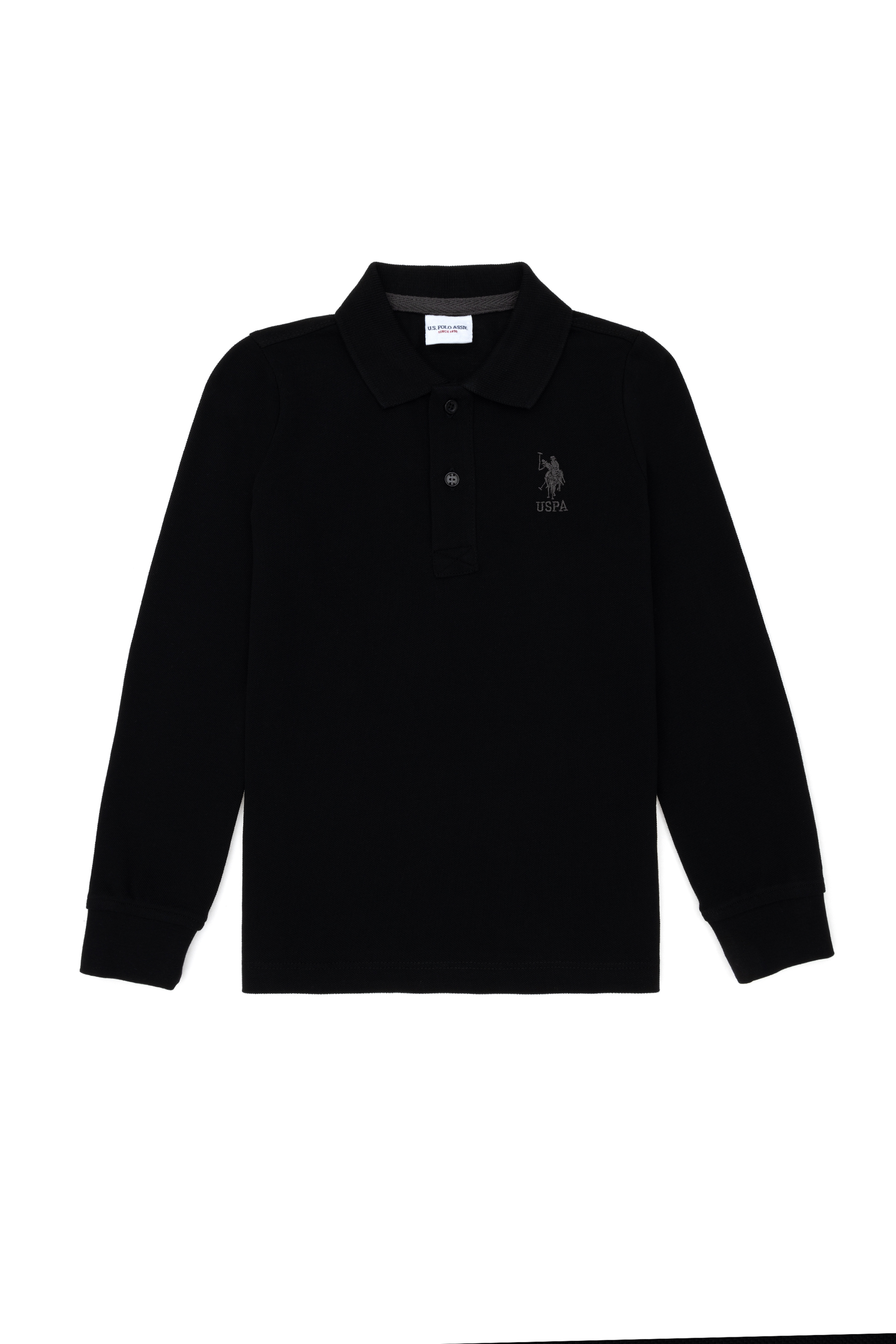 Erkek Bebek Siyah Basic Sweatshirt - Image 1
