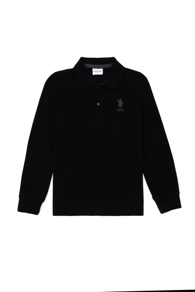 Erkek Bebek Siyah Basic Sweatshirt