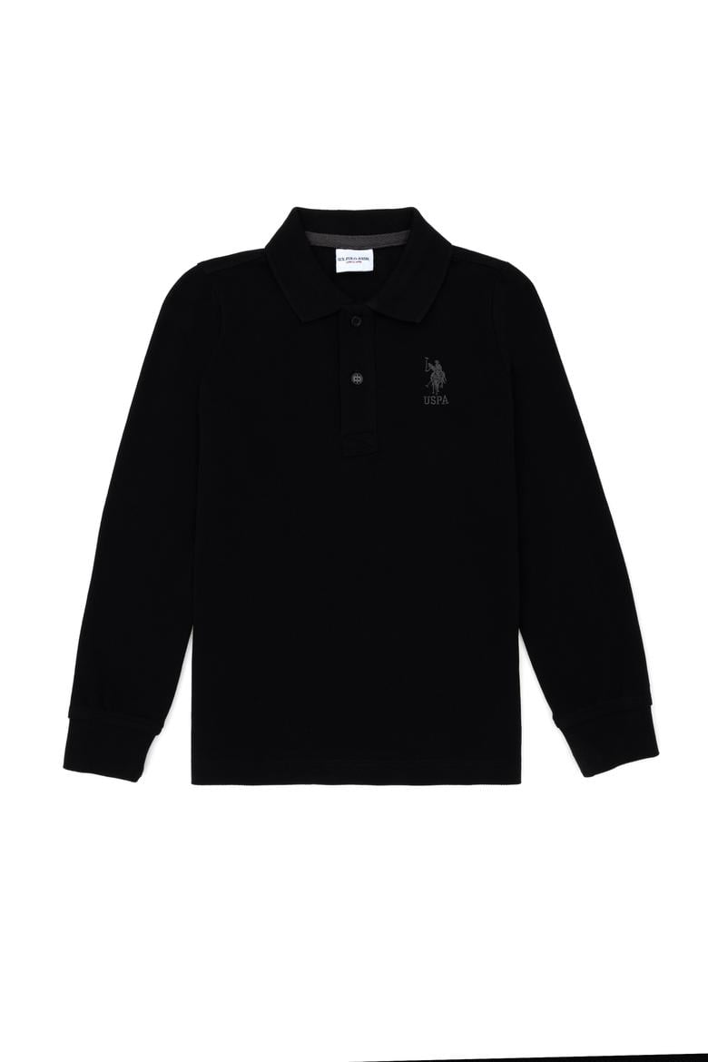 Erkek Bebek Siyah Basic Sweatshirt