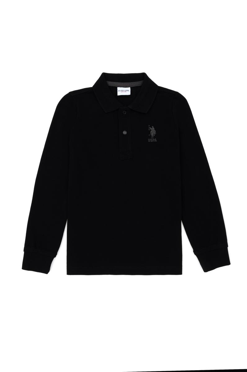 Erkek Bebek Siyah Basic Sweatshirt