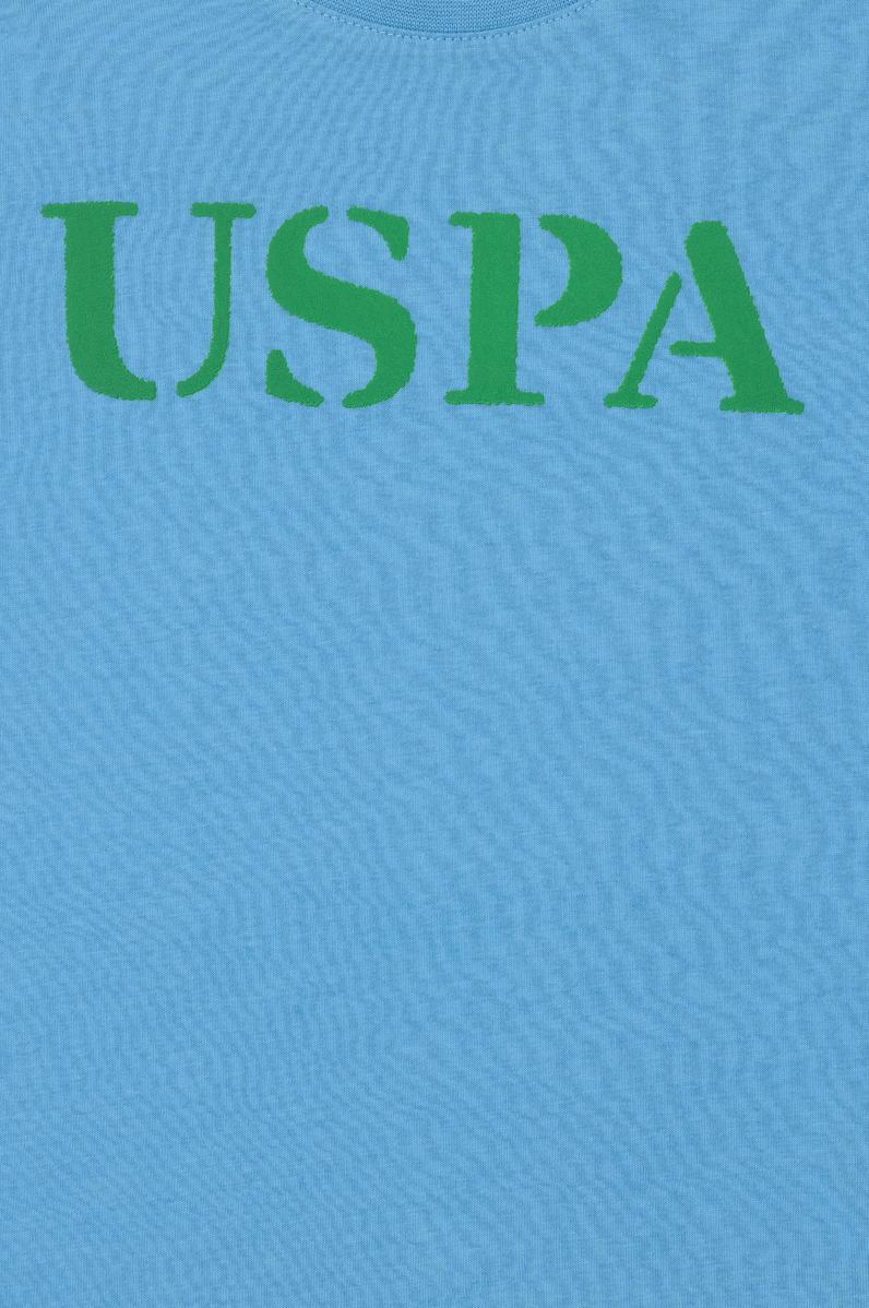 Çocuk Turkuaz Basic Bisiklet Yaka Tişört