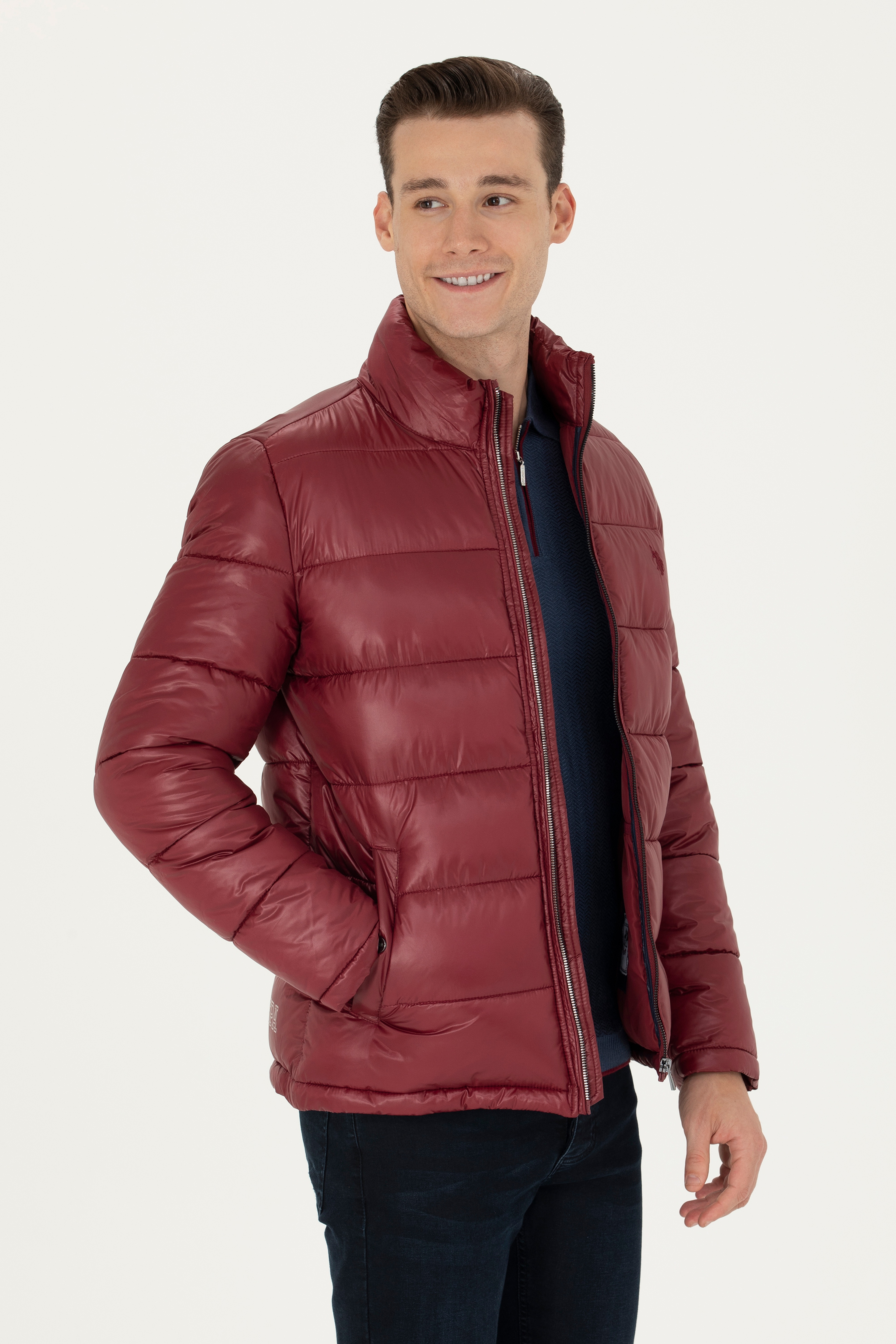 Erkek Bordo Mont - Image 3