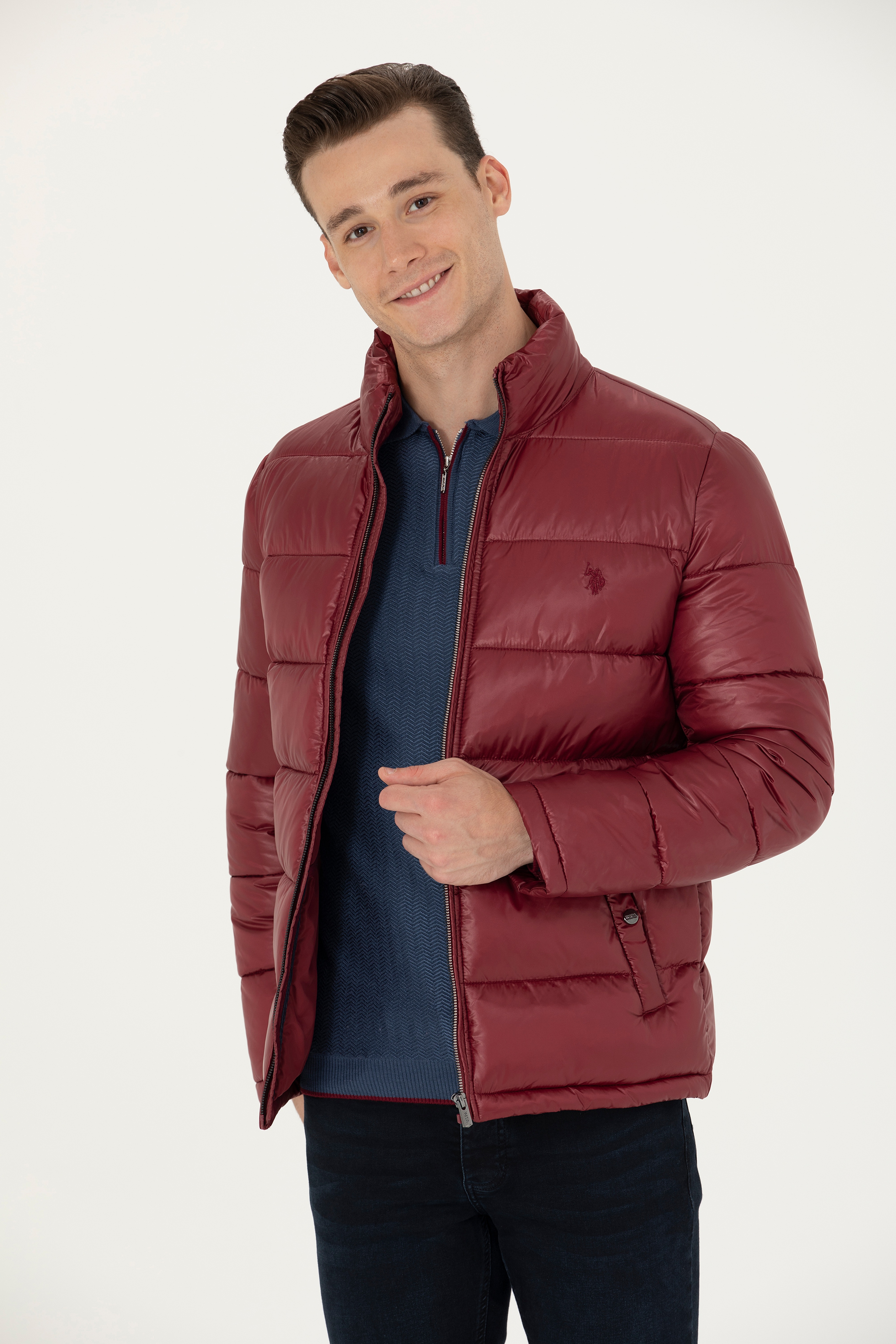 Erkek Bordo Mont - Image 1