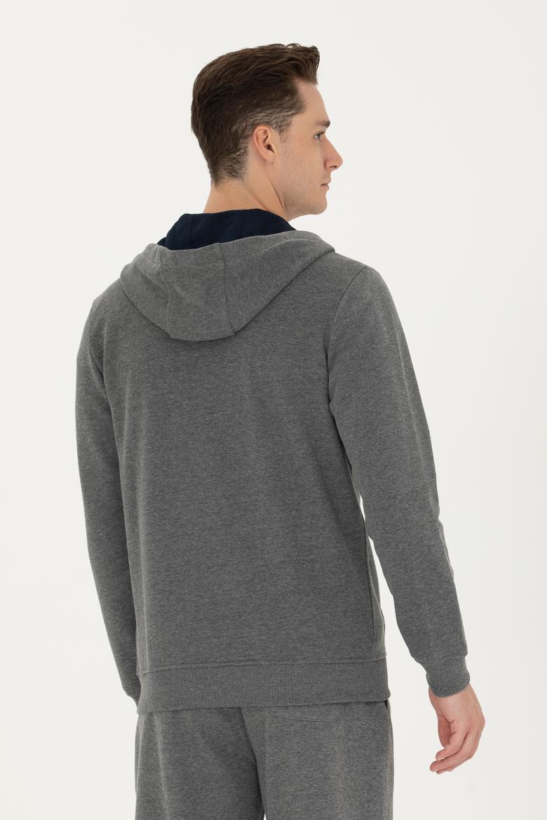 Erkek Antrasit Melanj Sweatshirt - 50273738021