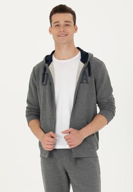 Erkek Antrasit Melanj Sweatshirt - 50273738021