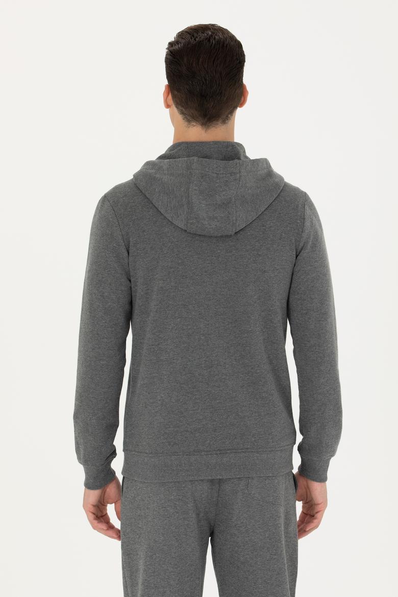 Erkek Antrasit Melanj Sweatshirt - 50273717011