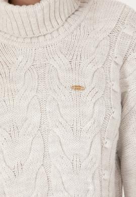 Kadın Taş Melanj Balıkçı Yaka Kazak - 50270441018