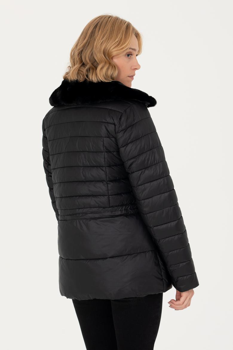Kadın Siyah Mont - 50271039086